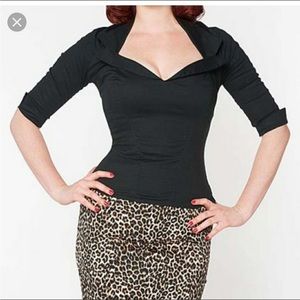 PinUp Girl clothing (PUG) Doris top 4X. NWT